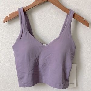 NWT Lululemon Align Tank Purple Ash Size 8